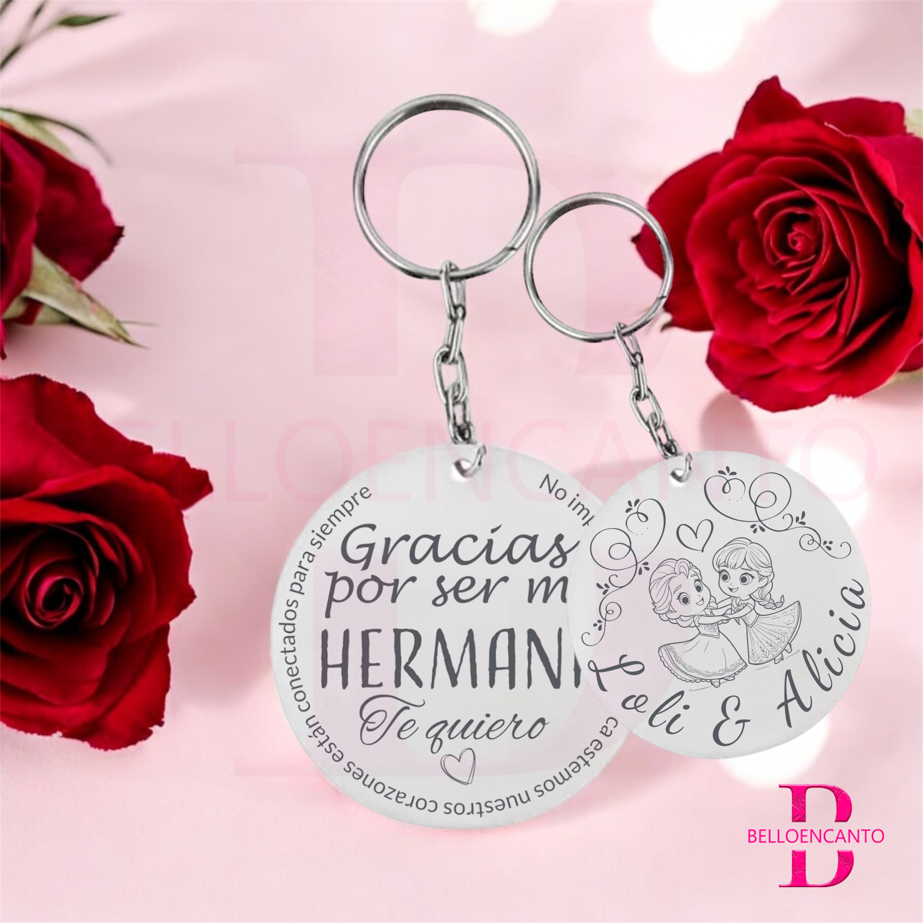 Llavero Gracias por ser Mi Hermana - Imagen 2