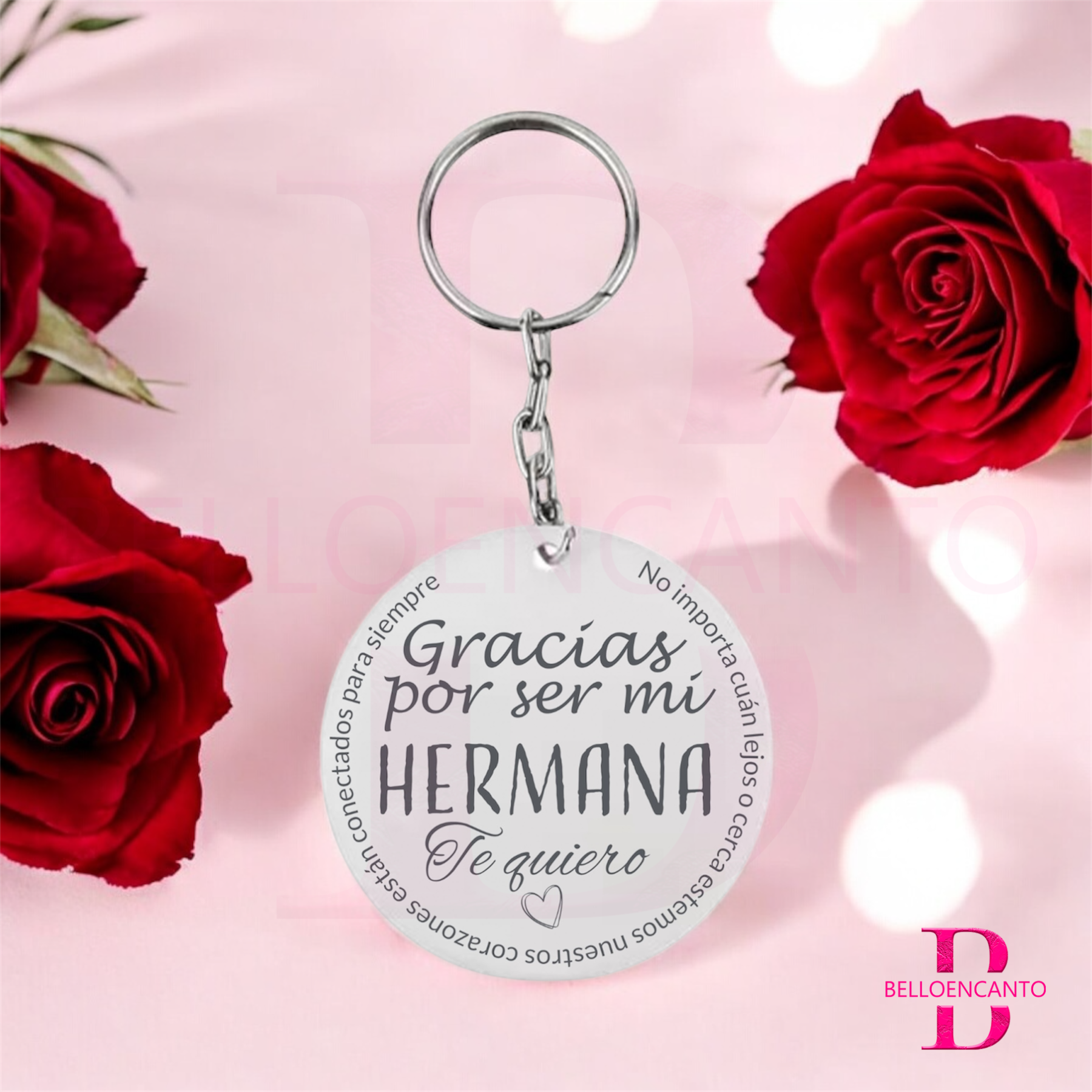 Llavero Gracias por ser Mi Hermana