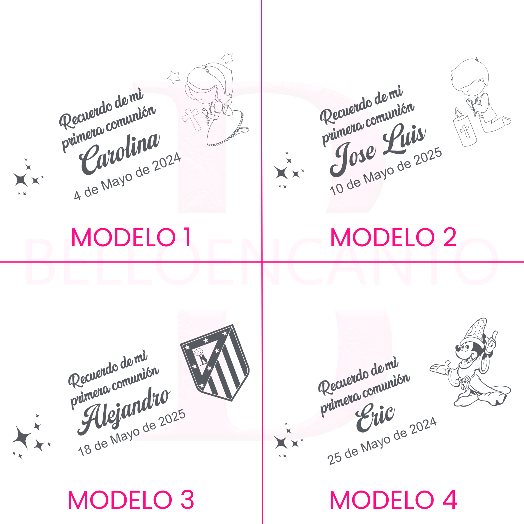 Pala de Tarta Personalizada con Caja Para Comunión - Imagen 6