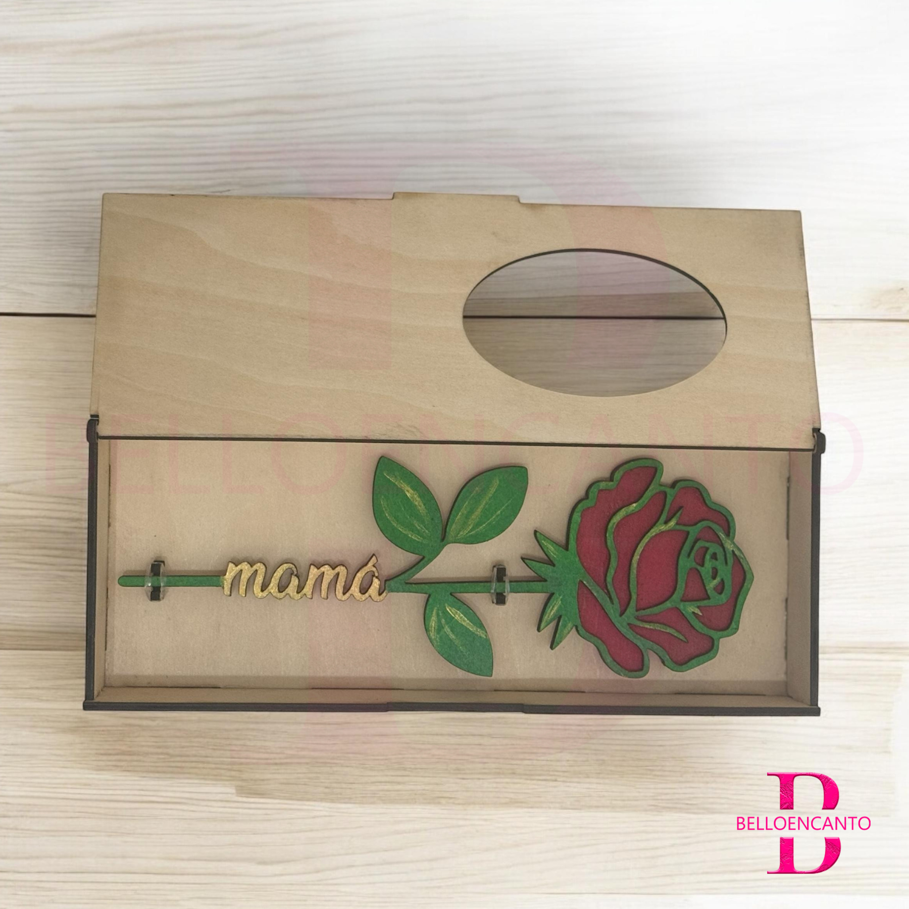 Rosa con Caja Personalizada - Imagen 4