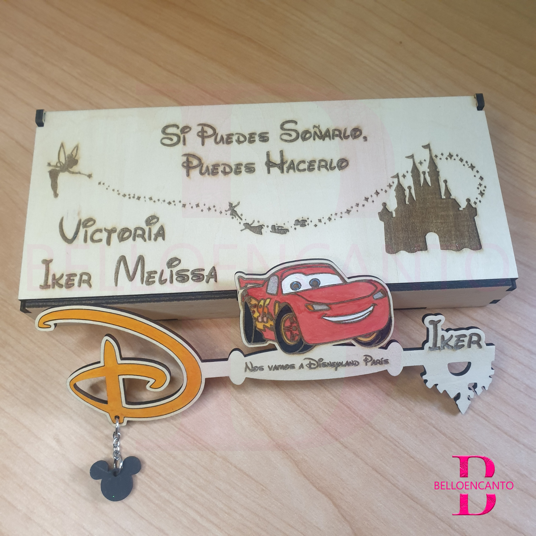 Llave Mágica personalizada con Caja