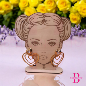 Pendientes Triple Corazón