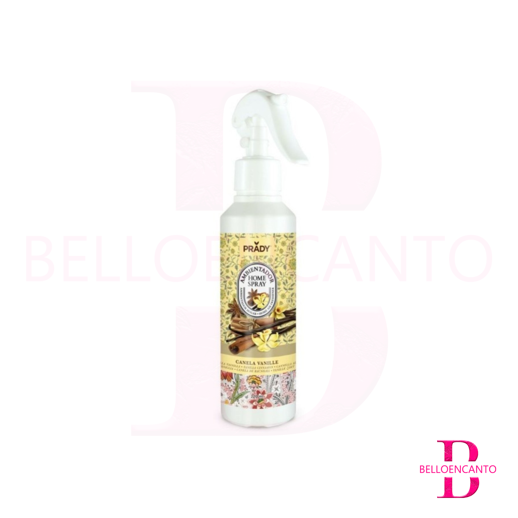 Ambientador de Spray Canela Vanille Prady