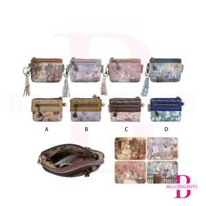 Monedero con Tres Cremalleras Sweet Candy