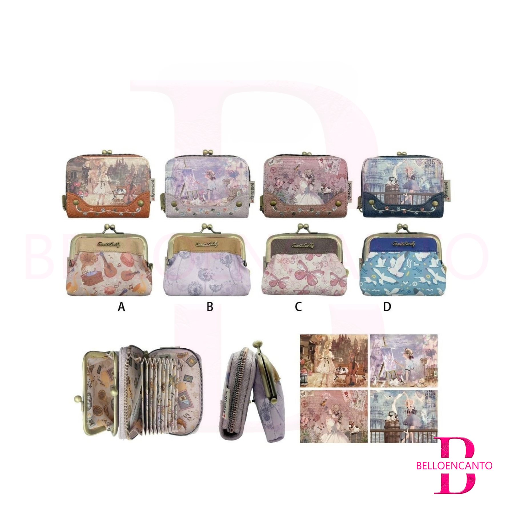 Tarjetero Clip Sweet Candy